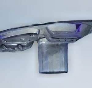 Transparent wall mount soap dish for bathroom
