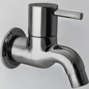 Premium Stainless Steel Bib Cock Tap – Wall Mounted Bathroom & Kitchen Faucet